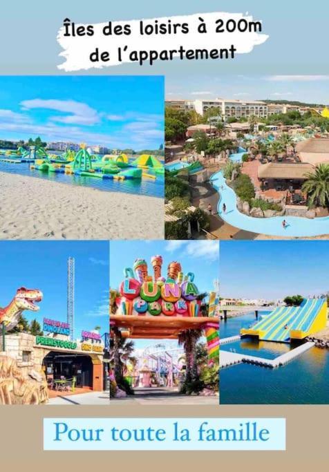 Superbe Appartement 6 Personnes Avec Piscine Secteur Richelieu, A 400M De La Plage Et A 650M Du Centre Port 阿格德 外观 照片